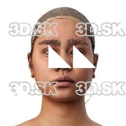 Inugami Chise Raw Head Scan