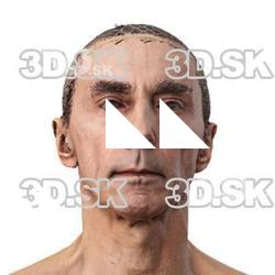 Numair Toure Raw Head Scan