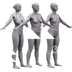 BUNDLE Nude Women Base Body Scans