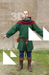  Photos Medieval Servant in suit 4 