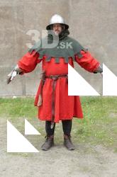  Photos Medieval Guard in cloth armor 1 