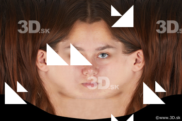 Female head texture
