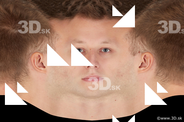Male head texture