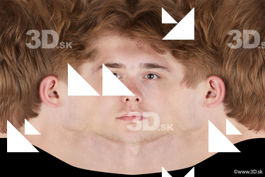Male head texture
