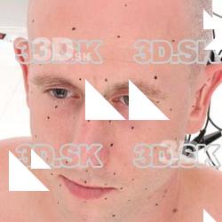 Retopologized 3D Head scan of Zdenekk Source Images