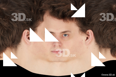 Male head texture