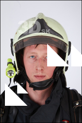  Photos Sam Atkins Fireman in Protective Coveralls 