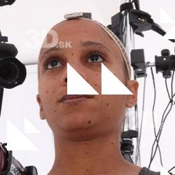 Retopologized 3D Head scan of Aisha Bonobo