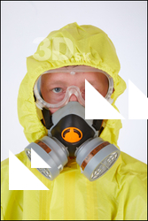  Photos Sam Atkins in Protective Suit 