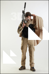 Reece Bates Sniper with Gun Observing 