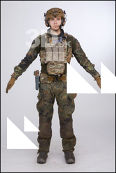  Frankie Perry A Pose US Army Dark Recon 
