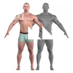Joel Cleaned A Pose Underwear
