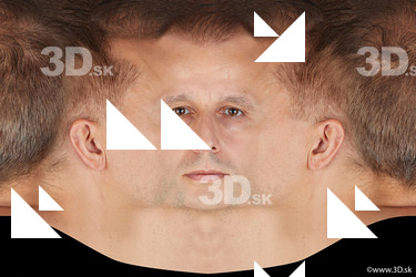 Male head texture