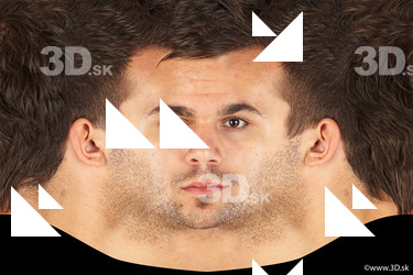 Male head texture