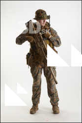 Casey Schneider Pose with Gun 