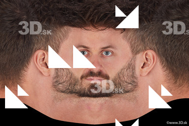 Male head texture