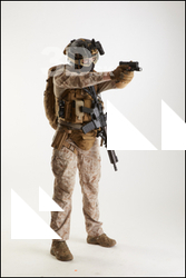  Casey Schneider in Desert Marpat Shooting 