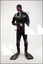  Jake Perry Scuba Diver Pose 3 