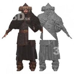 Turgen Mongol Cleaned A Pose Scan