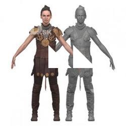 Zolzaya Armor Cleaned A Pose Scan