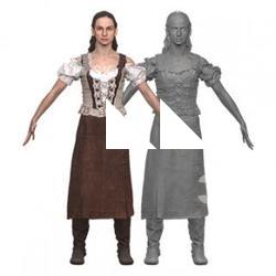 Zolzaya Clean A Pose Brown Dress
