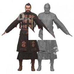 Turgen Swordman A Pose Scan