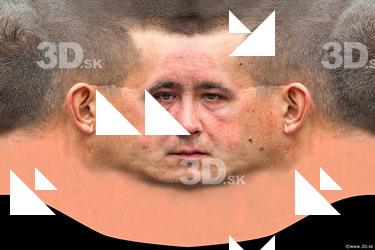 Male head texture