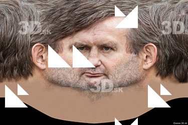 Male head texture