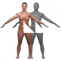 Reeta Clean A Pose Scan Nude
