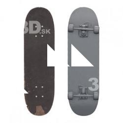 Skateboard_Raw_3D_Scan