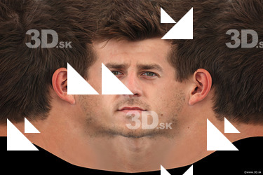 Male head texture
