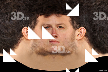 Male head texture