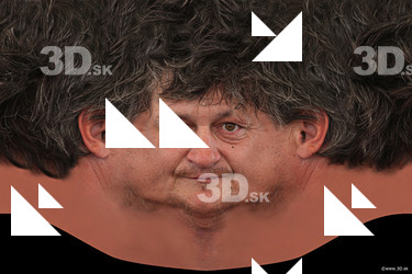 Male head texture