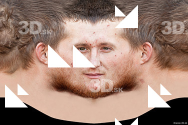 Male head texture