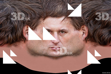 Male head texture
