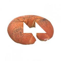 Food_Poppy_Seed_Crescent_Roll_3D Scan