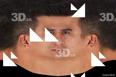 Male head texture