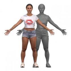 Benedetta Clean A Pose Scan Clothed