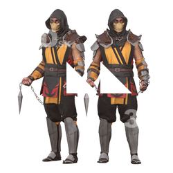 Yelvik Cosplay Scorpion Clean Body Scan