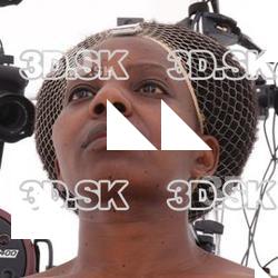 Retopologized 3D Head scan of Cayden Lindsey Source Images
