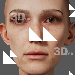 Iris Metahuman Diffuse Head Skin 