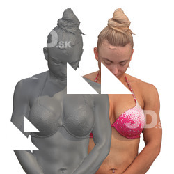 Mona Raw Flexing Neck Muscle Scans