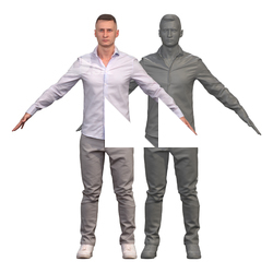 Charlie Dean Clean A Pose Scan Clothed