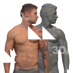 Piero Raw Flexing Neck Muscle Scans