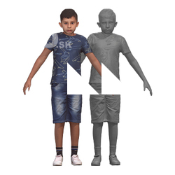 Timbo Clean A Pose Scan Clothed