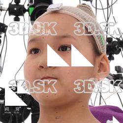 Retopologized 3D Head scan of Furusawa Kumi Source Images