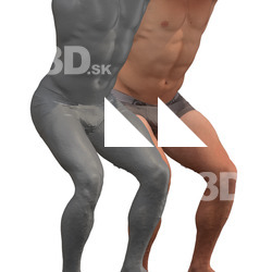Piero Raw Flexing Squat Muscle Scans