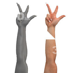 Mona Raw Flexing Hand Muscle Scans