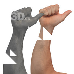 Piero Raw Flexing Hand Muscle Scans