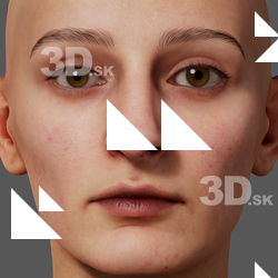 Waja Metahuman Diffuse Head Skin